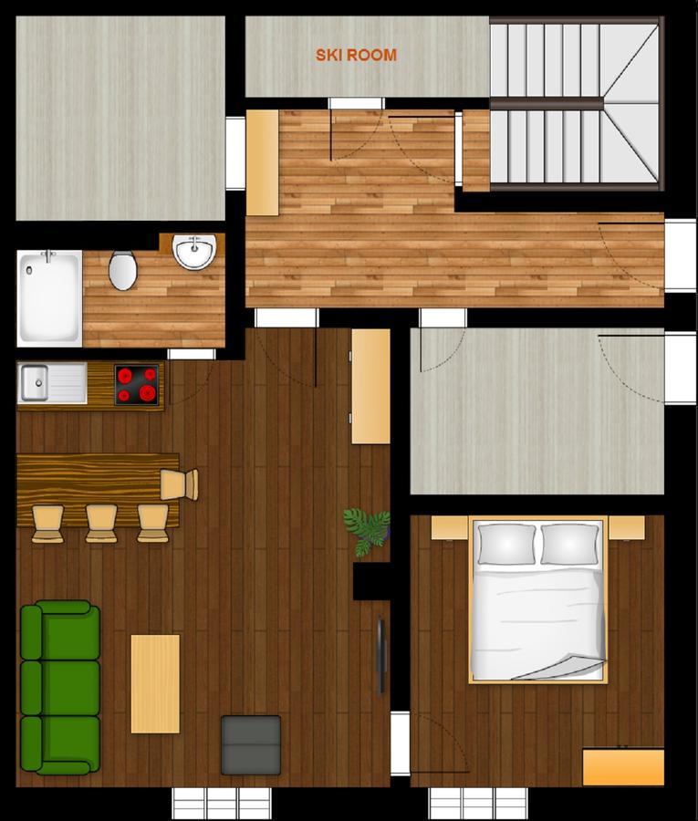Apartment House Kongen Demänovská Dolina Eksteriør billede